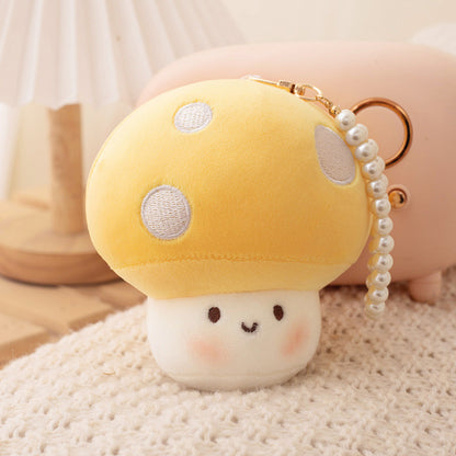 Small Mushroom Pillow Girls' Sleep Hug Doll Healing Series Doll Plush Toy — side view