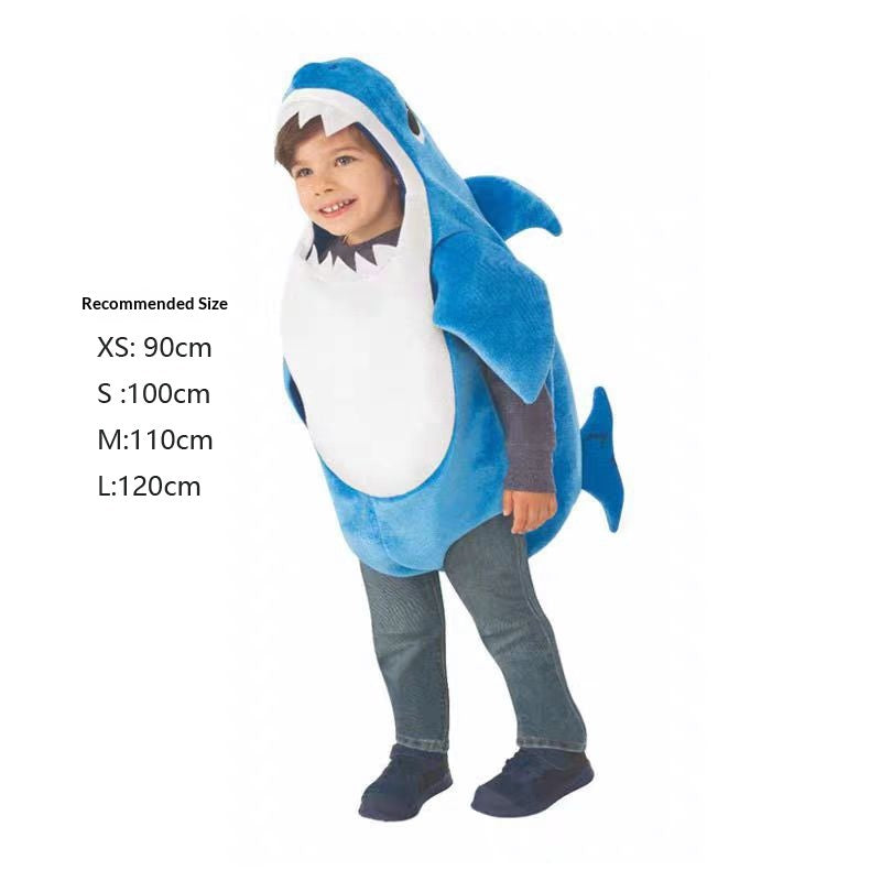 Shark Plush Stage Costume — side view