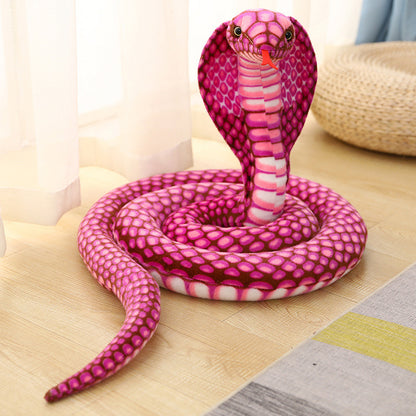 Cartoon Big Snake Plush Toy Large Snake Doll | Magic Stories
