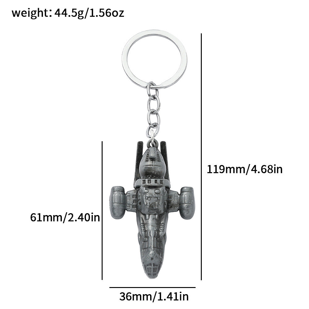 Star Spacecraft Battleship Key Ring Type Bottle Opener - Magic Stories