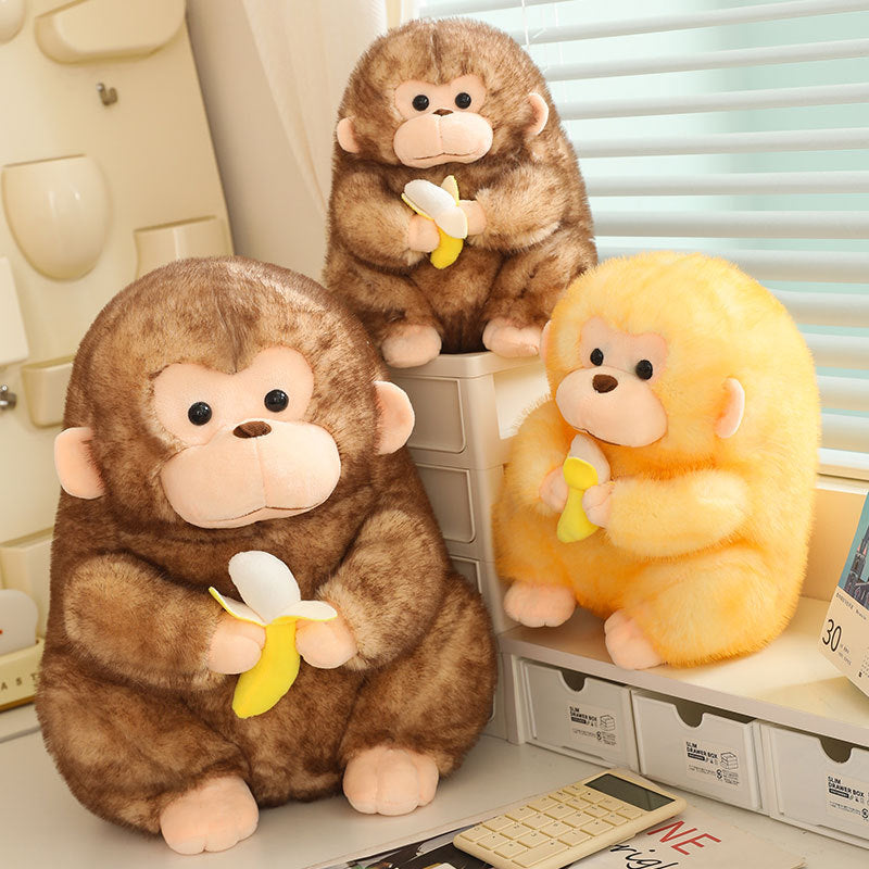 Cute Golden Monkey Plush Toy | Magic Stories