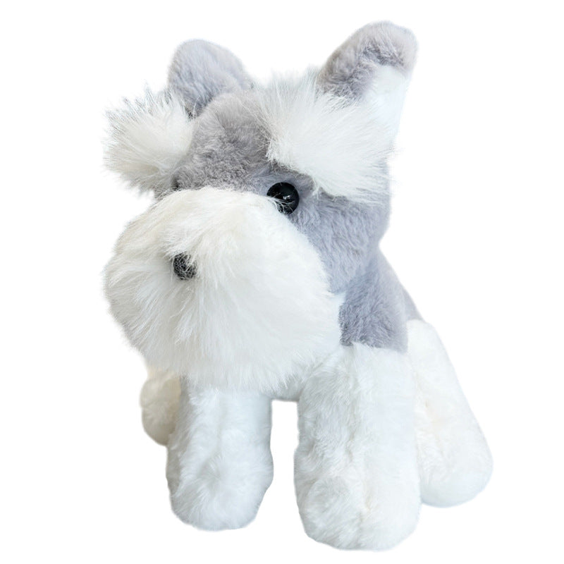 Cute Schnauzer Plush Toy Dog Doll | Magic Stories