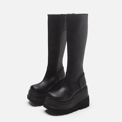 Gothic Platform Boots Biker Boots | Magic Stories