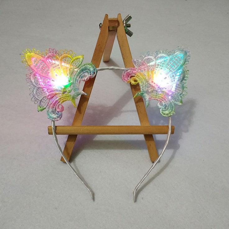 Glowing Hair Accessories Flashing Lights Cat | Magic Stories