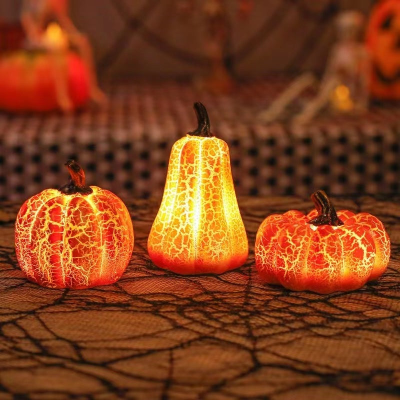 Halloween Pumpkin Lantern LED — scale reference