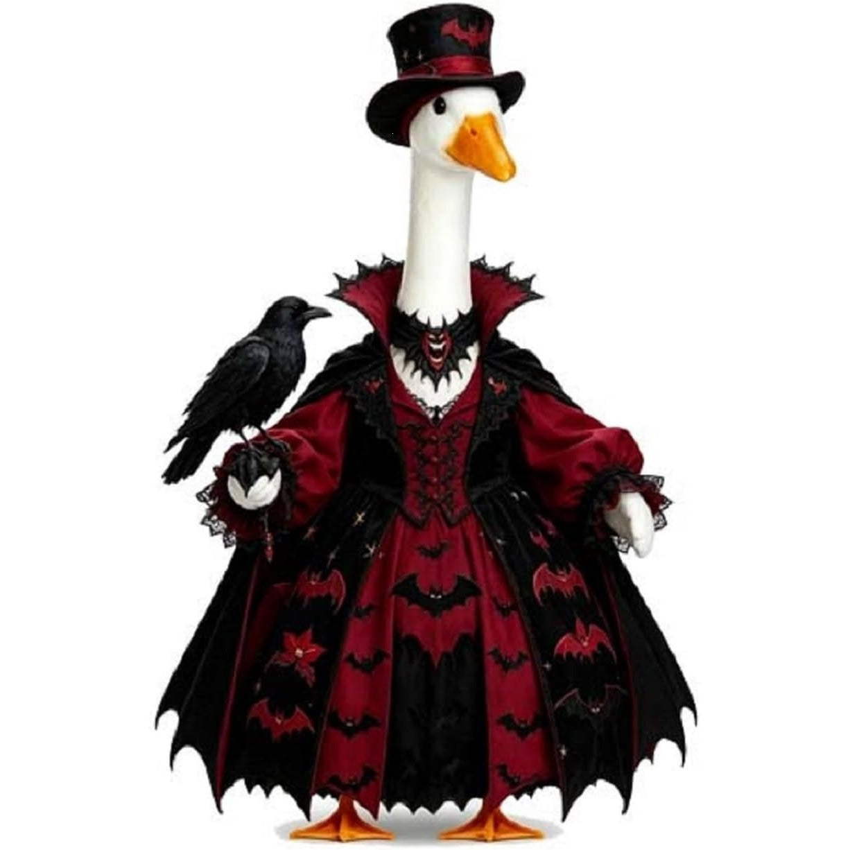 Halloween Vampire Porch Goose Costume Gothic — side view