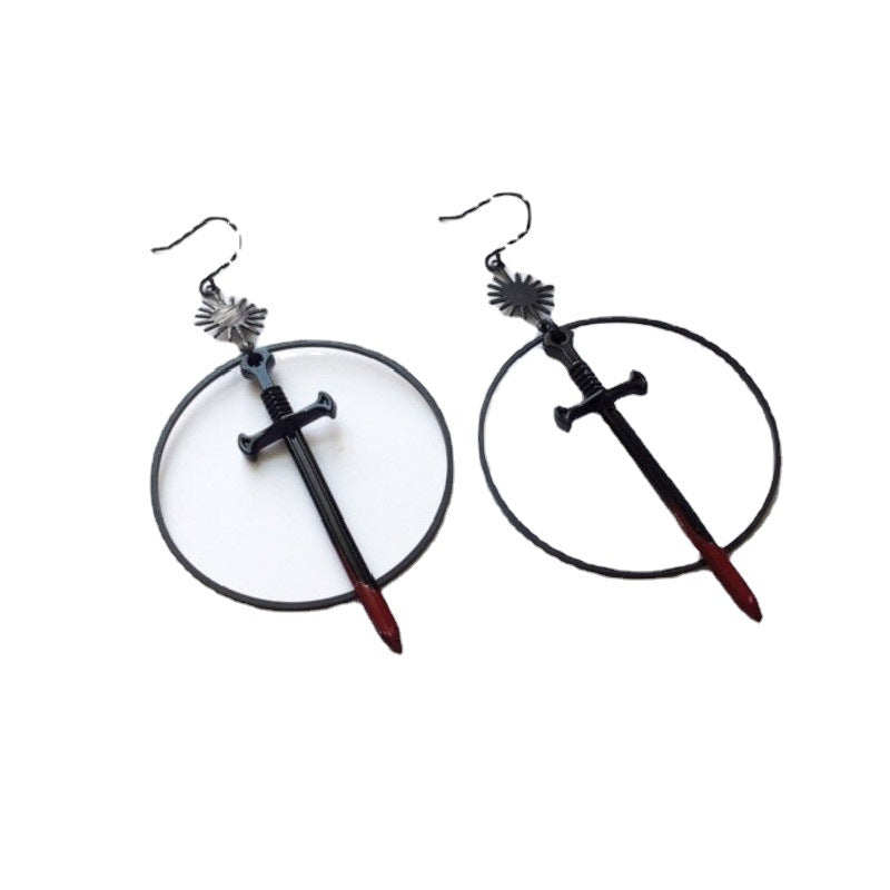Black Bloody Sword Dagger Gothic Dark | Magic Stories