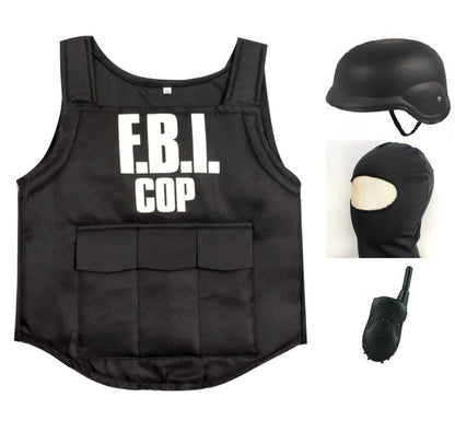 Children's Cosplay Clothes FBI Agent Bullet | Magic Stories