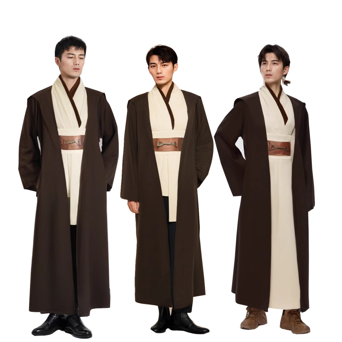 Polyester Men's Halloween Cosplay Cardigan Robe