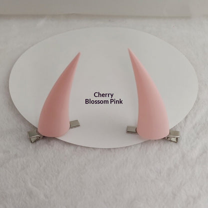 Demon Horn Cosplay Headpiece Prop — scale reference