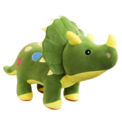 Cute simulation dinosaur plush toy — back view