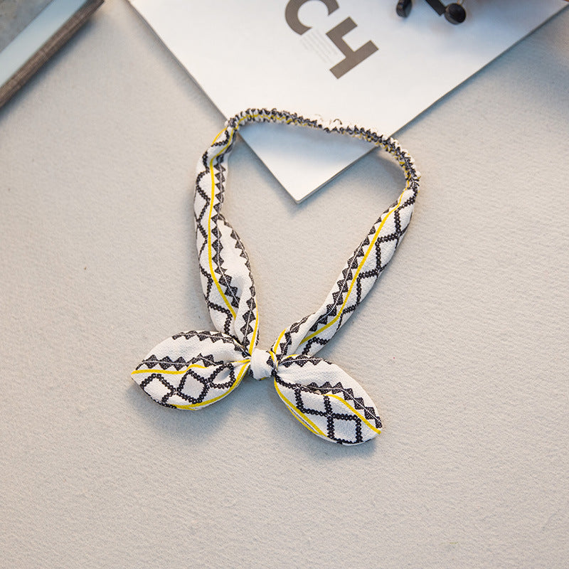 Big bow tie bunny ears headband | Magic Stories