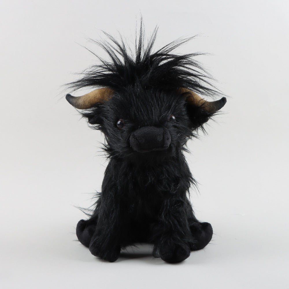 Scottish Highland Cow Plush Toy Long Hair | Magic Stories