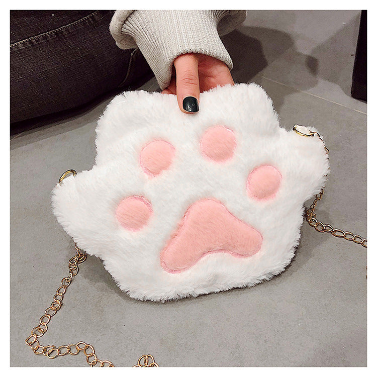 Plush bear paw cat claw shoulder messenger | Magic Stories