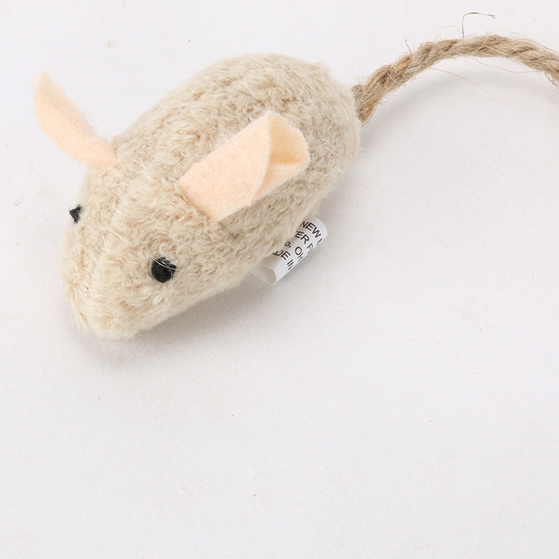 Plush Mouse — back view