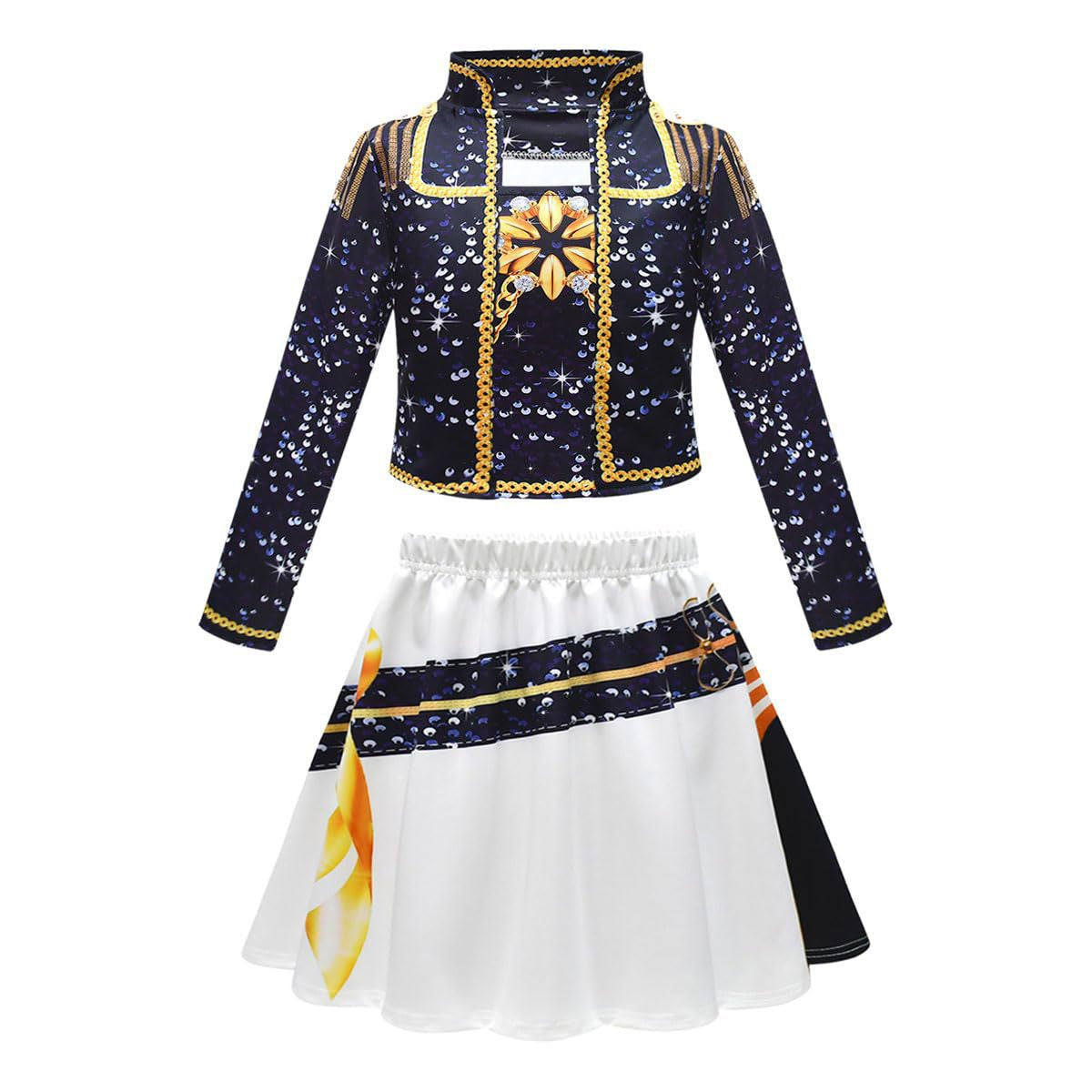 New Girl Demon Hunter Popular Printing Suit — scale reference
