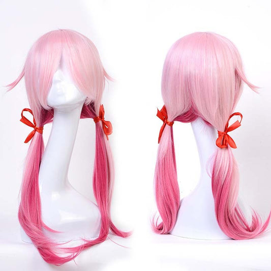 Cosplay animation Pink Double ponytail wig - Magic Stories