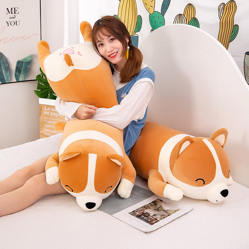 Lying Corgi Plush Toy Cute Doll Pillow | Magic Stories