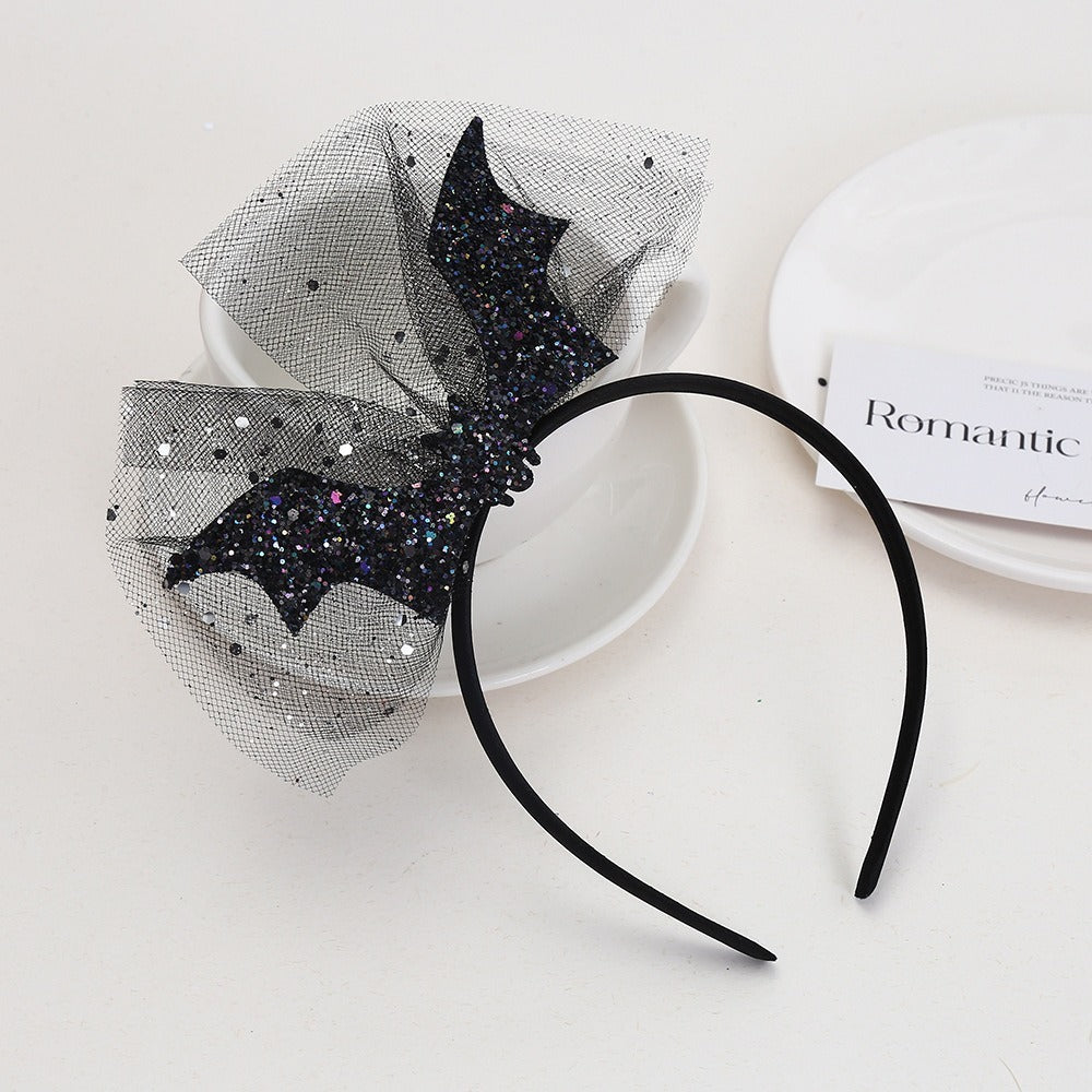 Halloween Mesh Bat Headband | Magic Stories