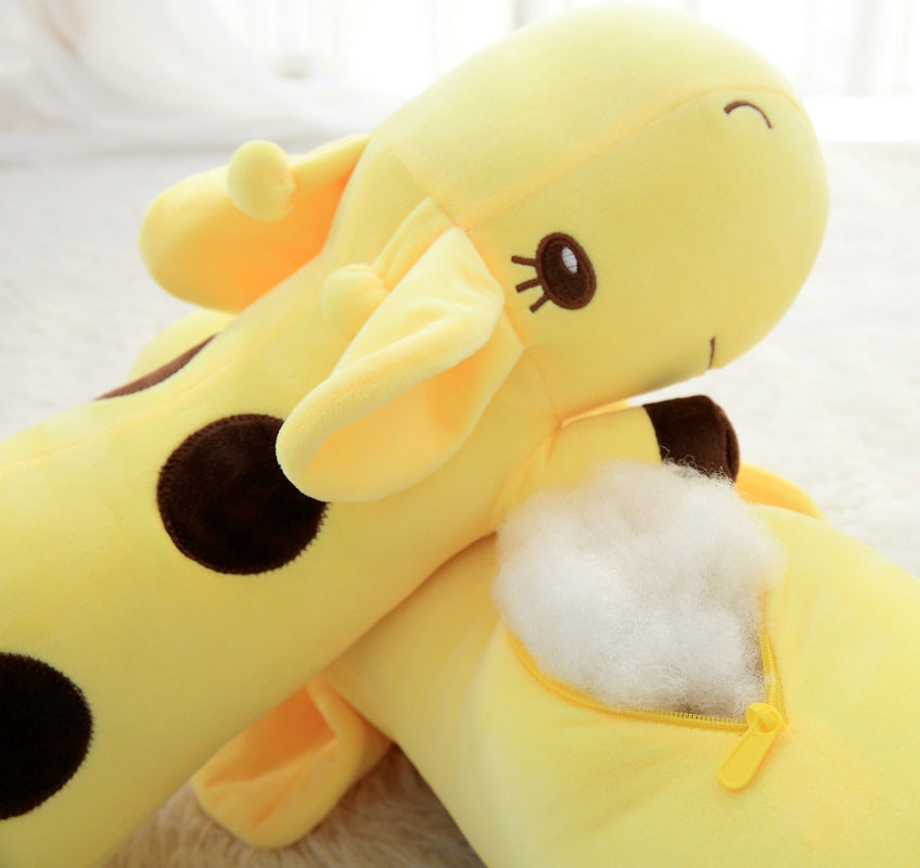 Giraffe plush toy — scale reference