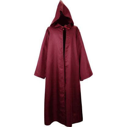 Polyester Men's Halloween Cosplay Cardigan Robe — back view