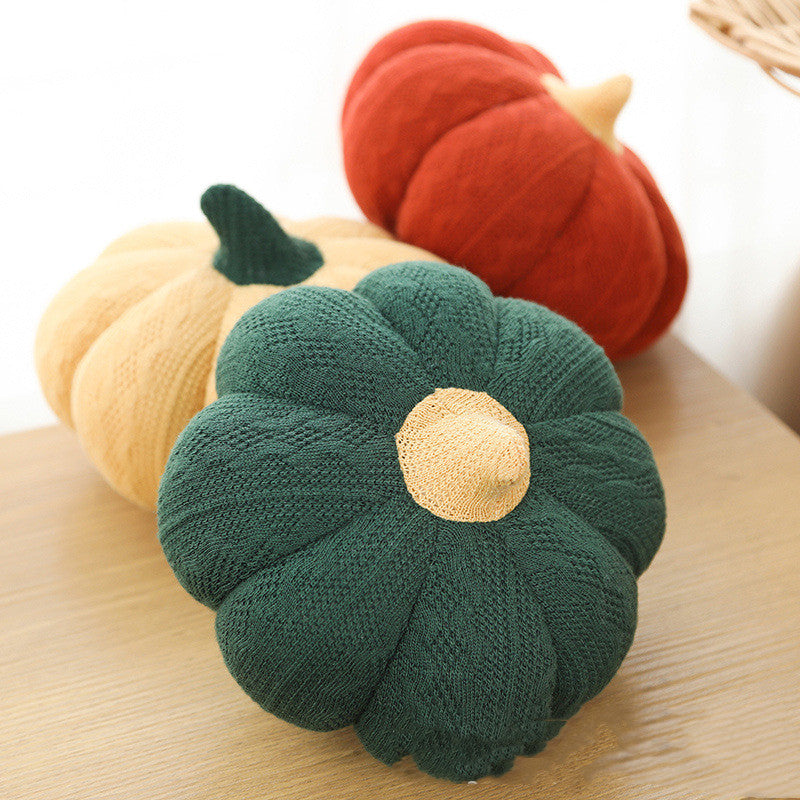 Pumpkin Round Silk Plush Pillow | Magic Stories