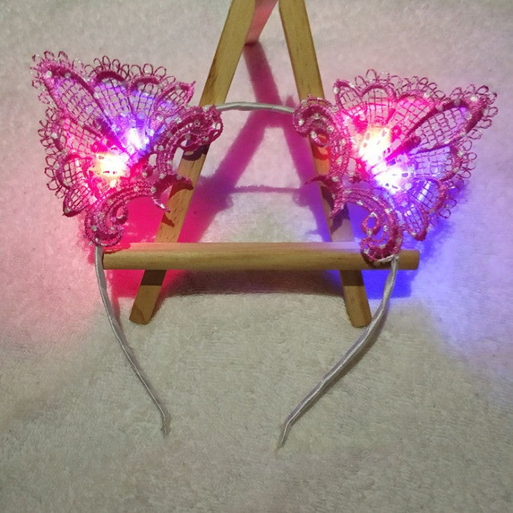 Glowing Hair Accessories Flashing Lights Cat | Magic Stories