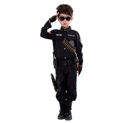 Boys Police Costume Children's Cosplay | Magic Stories
