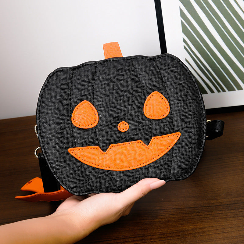 Funny Pumpkin Halloween Bag — side view