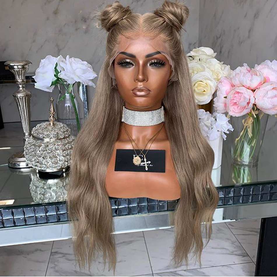 Golden Lace Front Wig — side view