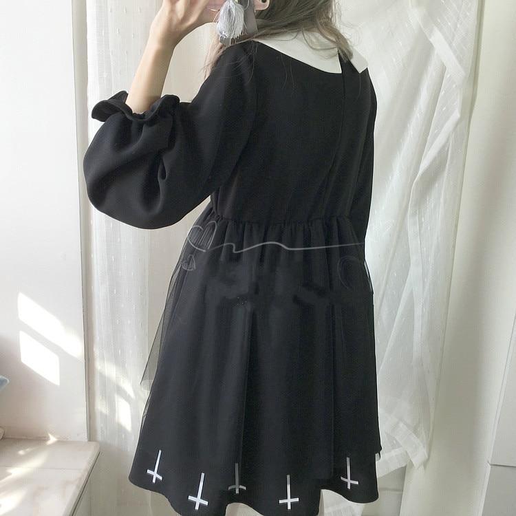 Harajuku Gothic Lolita Dress — side view