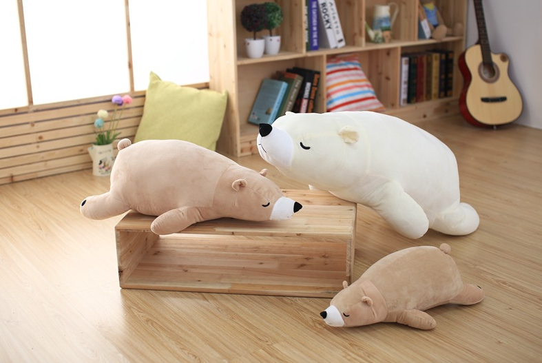 Polar bear sleeping plush toy doll | Magic Stories