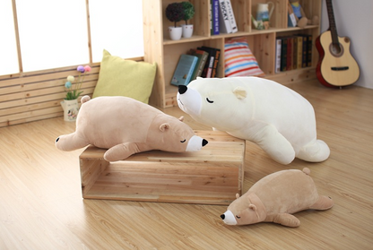 Polar bear sleeping plush toy doll | Magic Stories