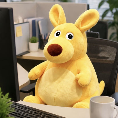 Kangaroo Yellow Children's Plush Toy Pendant | Magic Stories
