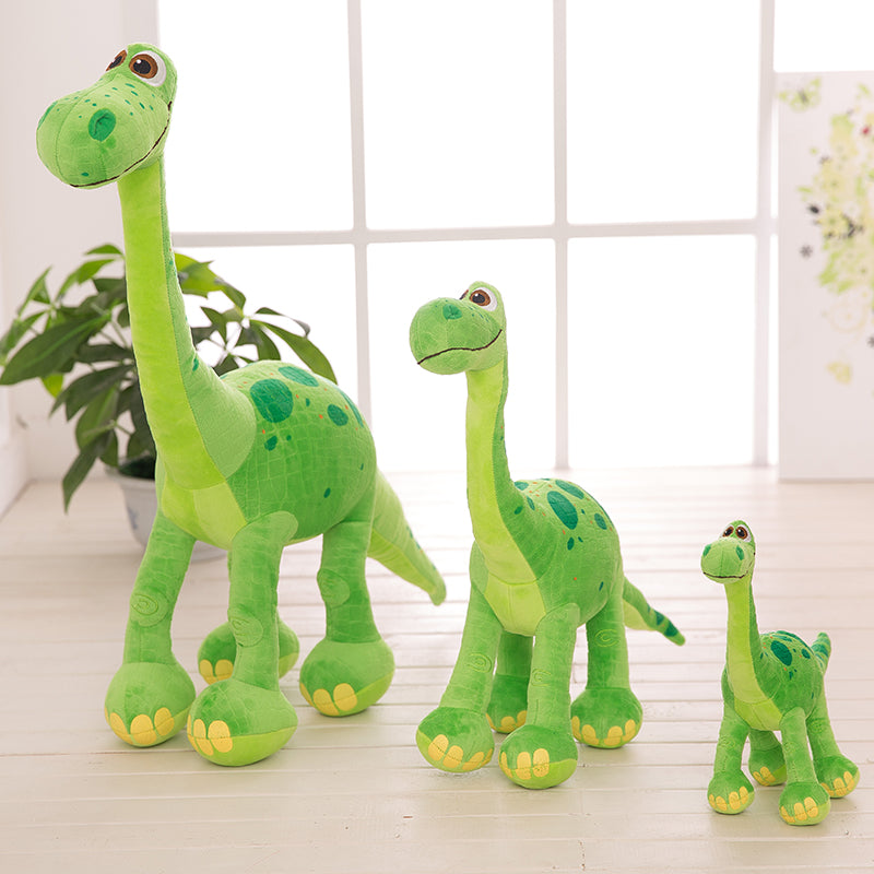 Dinosaur plush toy — back view