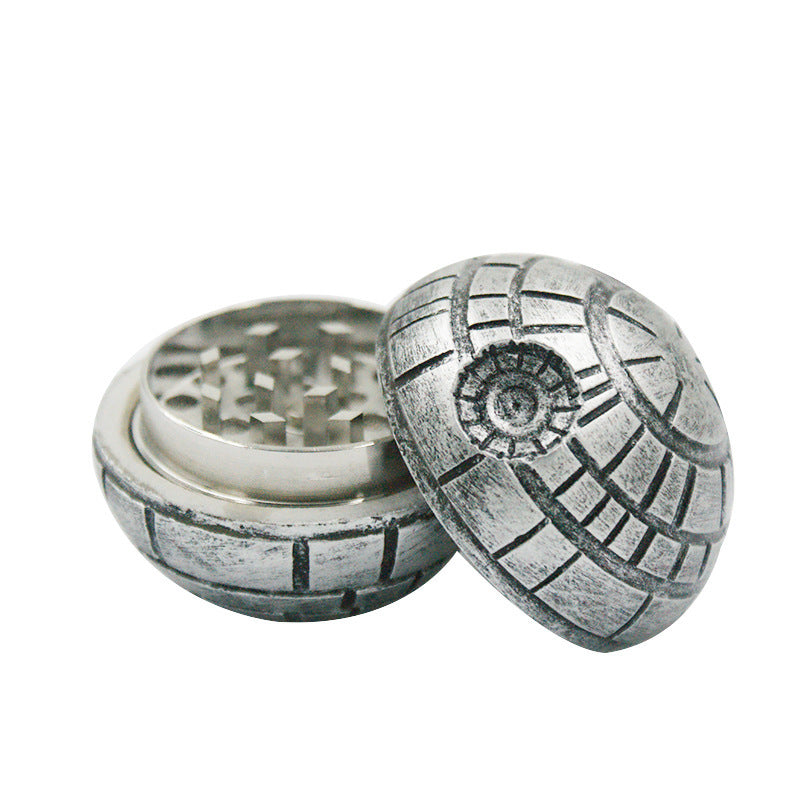 Three-Layer Zinc Alloy Herb Grinder 55mm — packaging