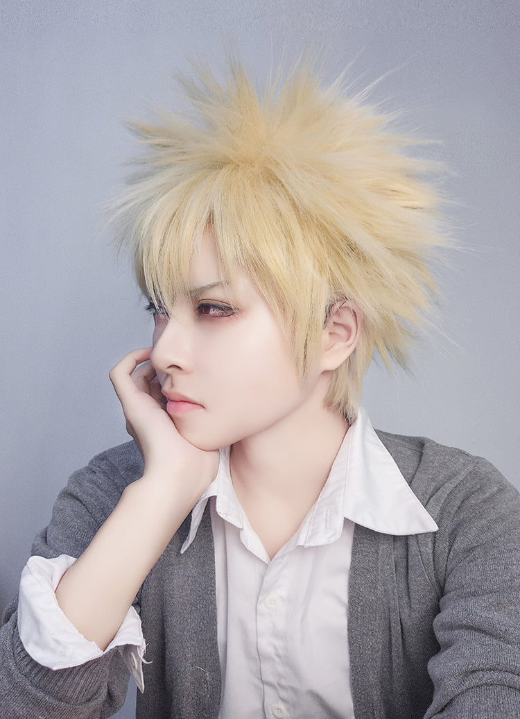 Sky explosion COSPLAY wig — side view