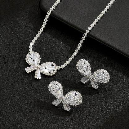 Women Black Butterfly Cubic Zirconia 2 Pcs | Magic Stories