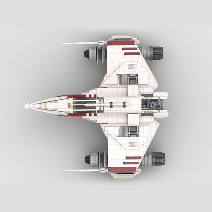 Star Wars Kids Duo — E-Wing Building Blocks Set + The Mandalorian Kids Sweatshirt