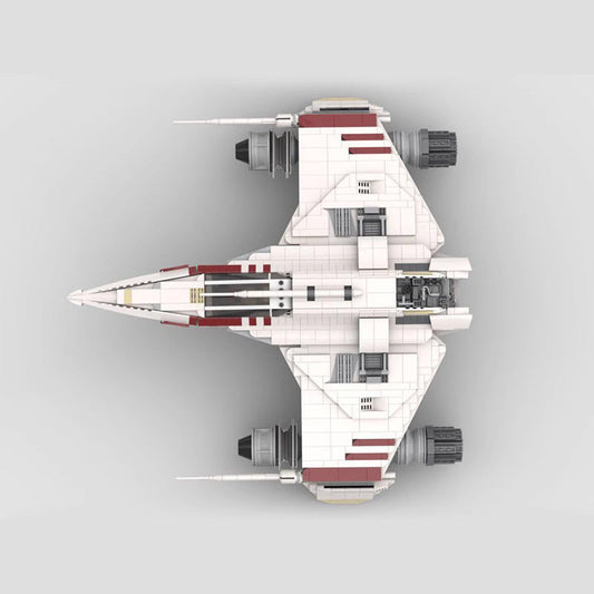 Star Wars Kids Duo — E-Wing Building Blocks Set + The Mandalorian Kids Sweatshirt