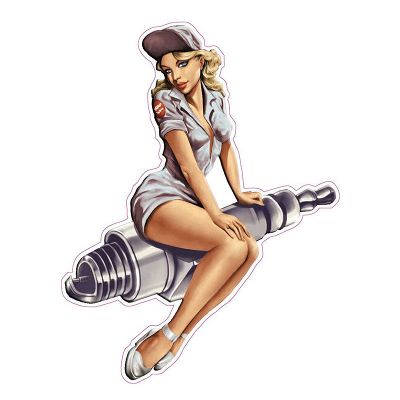 Anime Girl Waterproof Motorcycle Sticker | Magic Stories