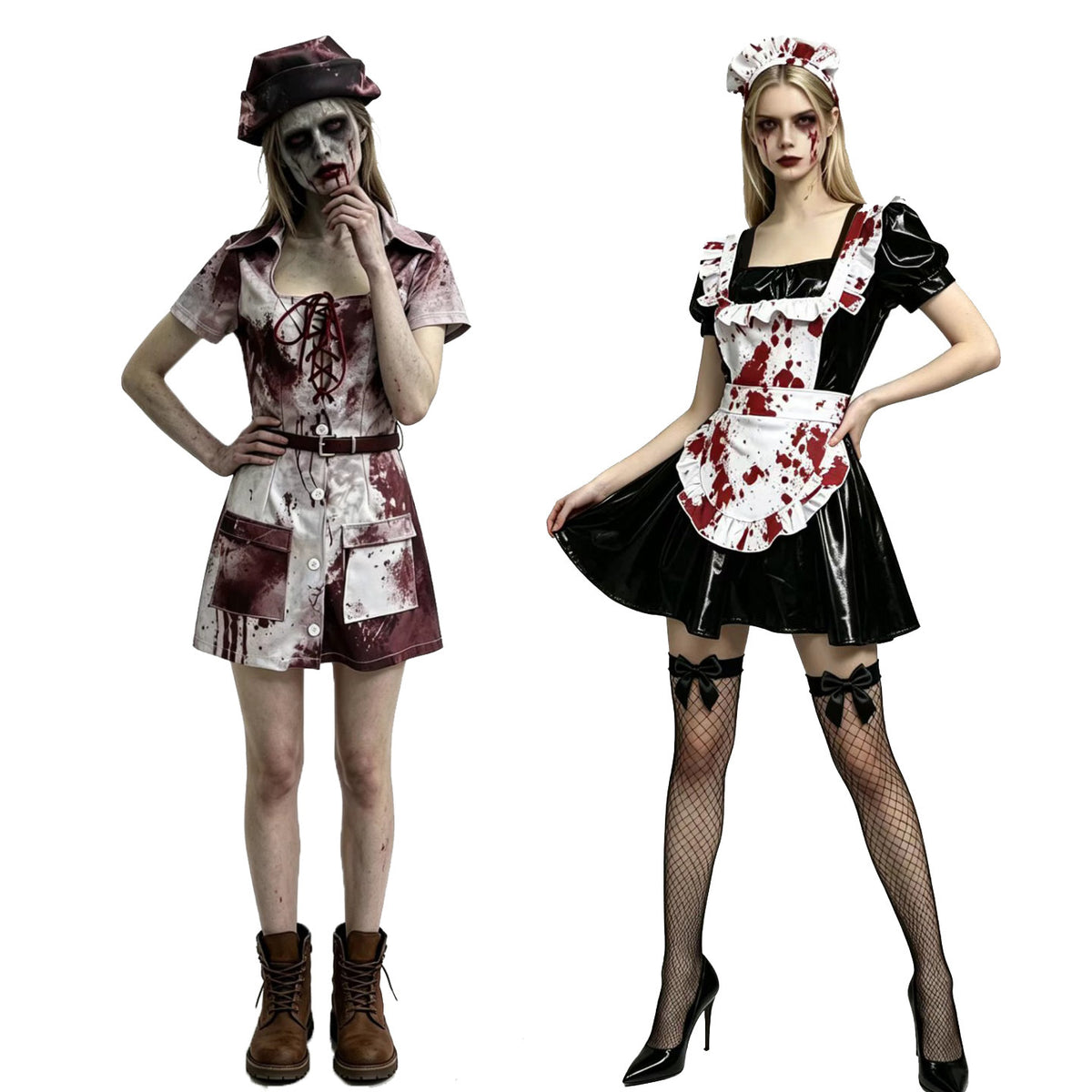 Vampire Zombie Nurse Costume Bloody Maid | Magic Stories
