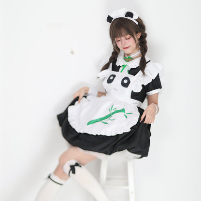 Cute Panda Maid Bubble Skirt Lolita Maid | Magic Stories