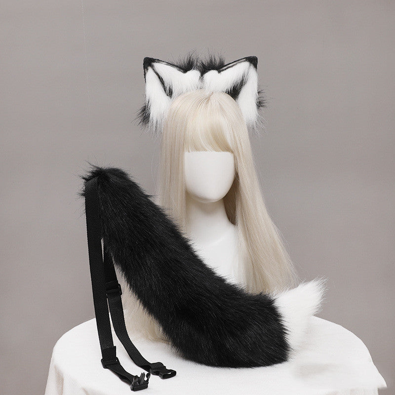 One Piece Dropshipping Handmade JK Headdress Lolita Headband Line Winder Fenille Cosplay Animal Ears Beast Tail Suit