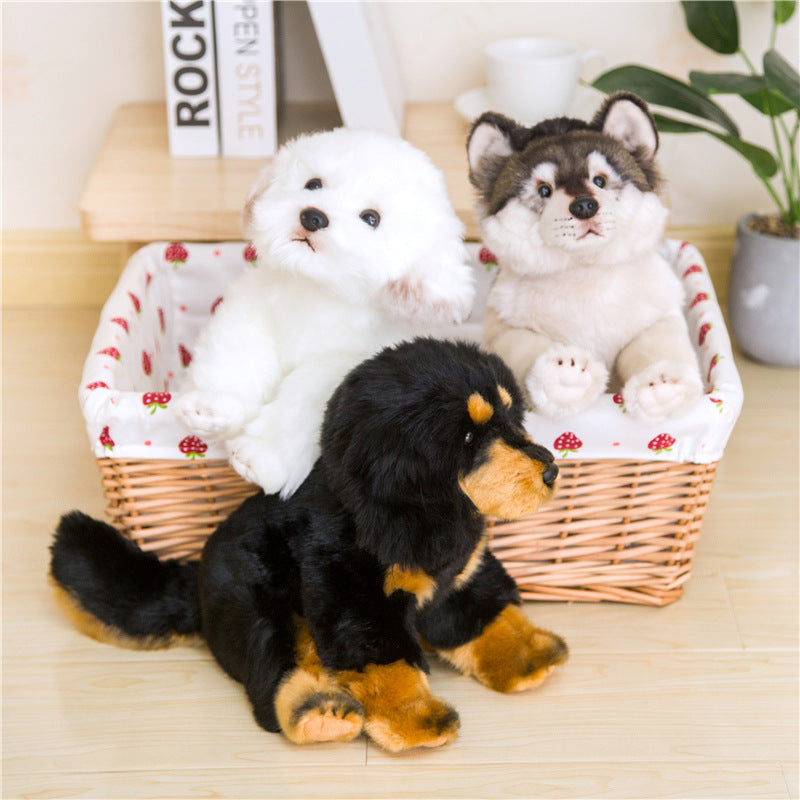 Simulation Wolf Plush Toy Gray Wolf Doll | Magic Stories