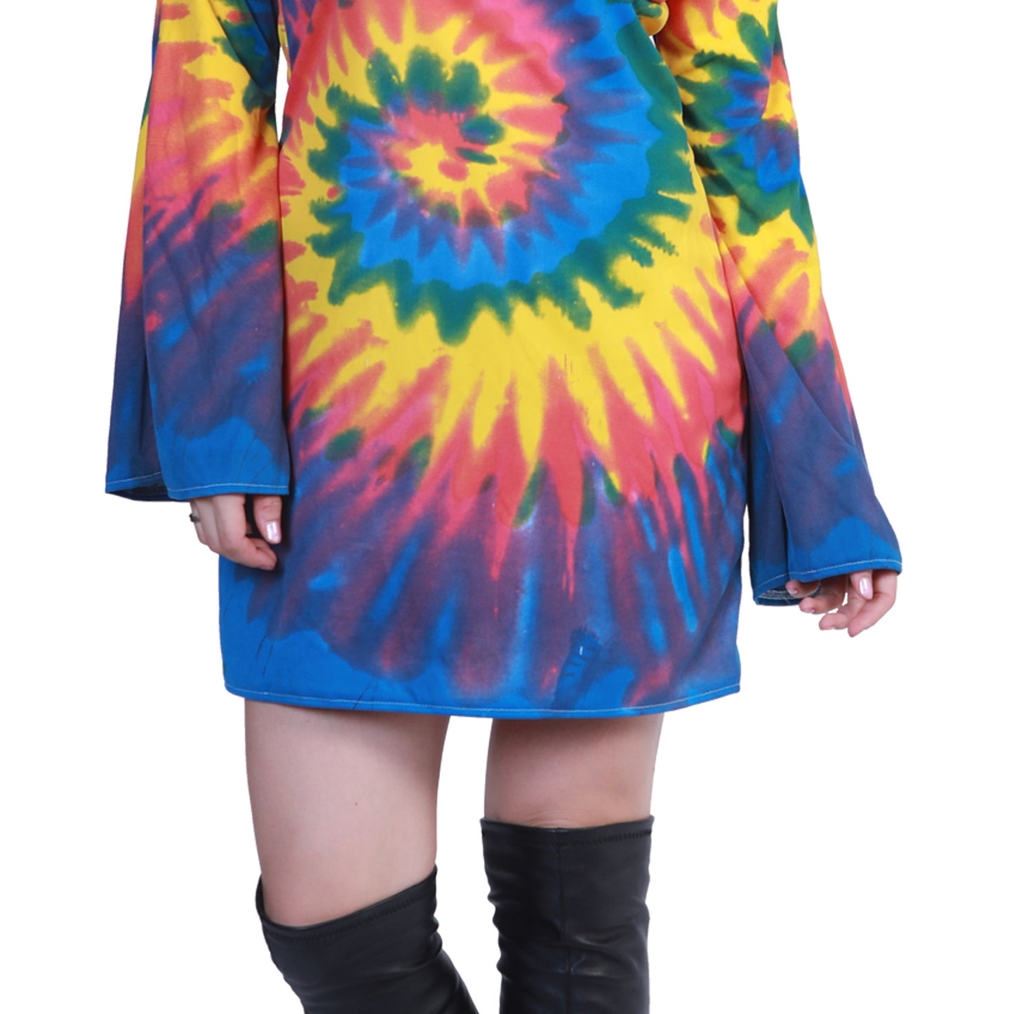 Halloween Cosplay Costume Lady Rendering Hippie Outfit — scale reference