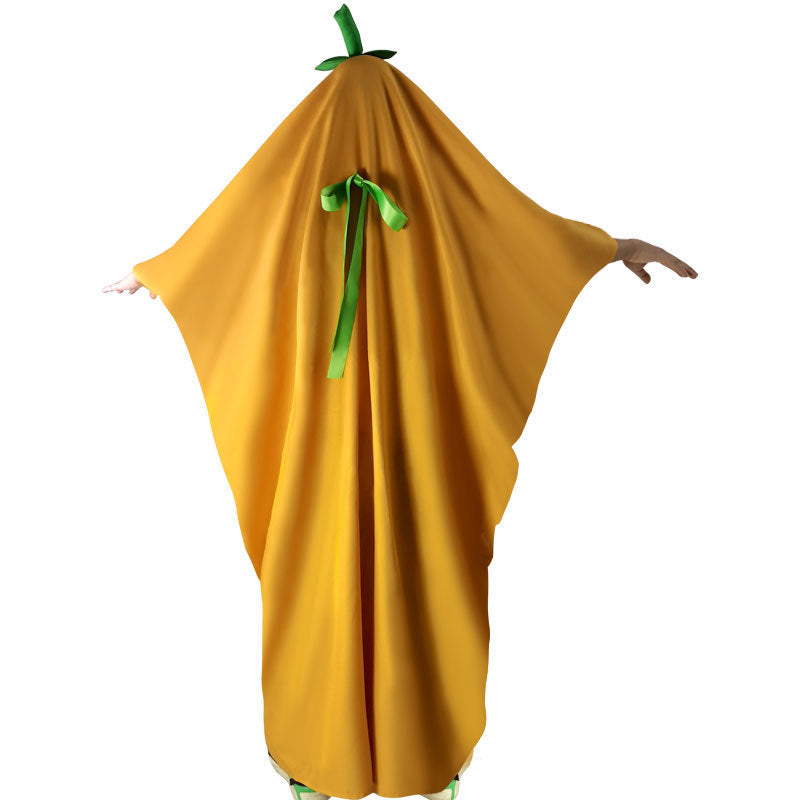 Kids' Pumpkin Cloak - Halloween Costume — scale reference