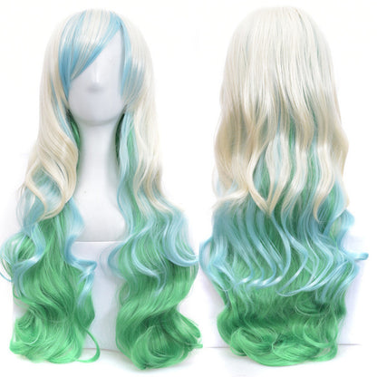 Colorful Cosplay Wig For Dance Parties — scale reference