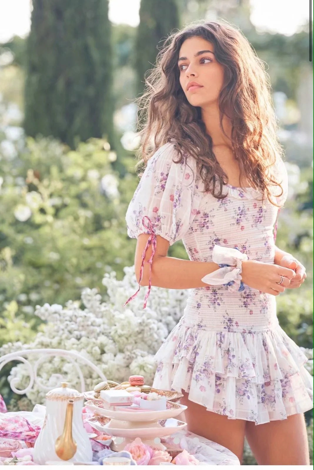Purple Floral Princess Dress | Magic Stories
