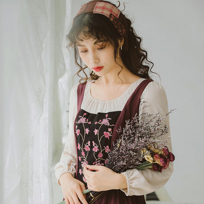 Pastoral Style Maid Shepherd Dress Long | Magic Stories